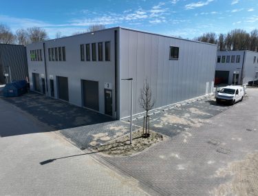 Grijze bedrijfsunit